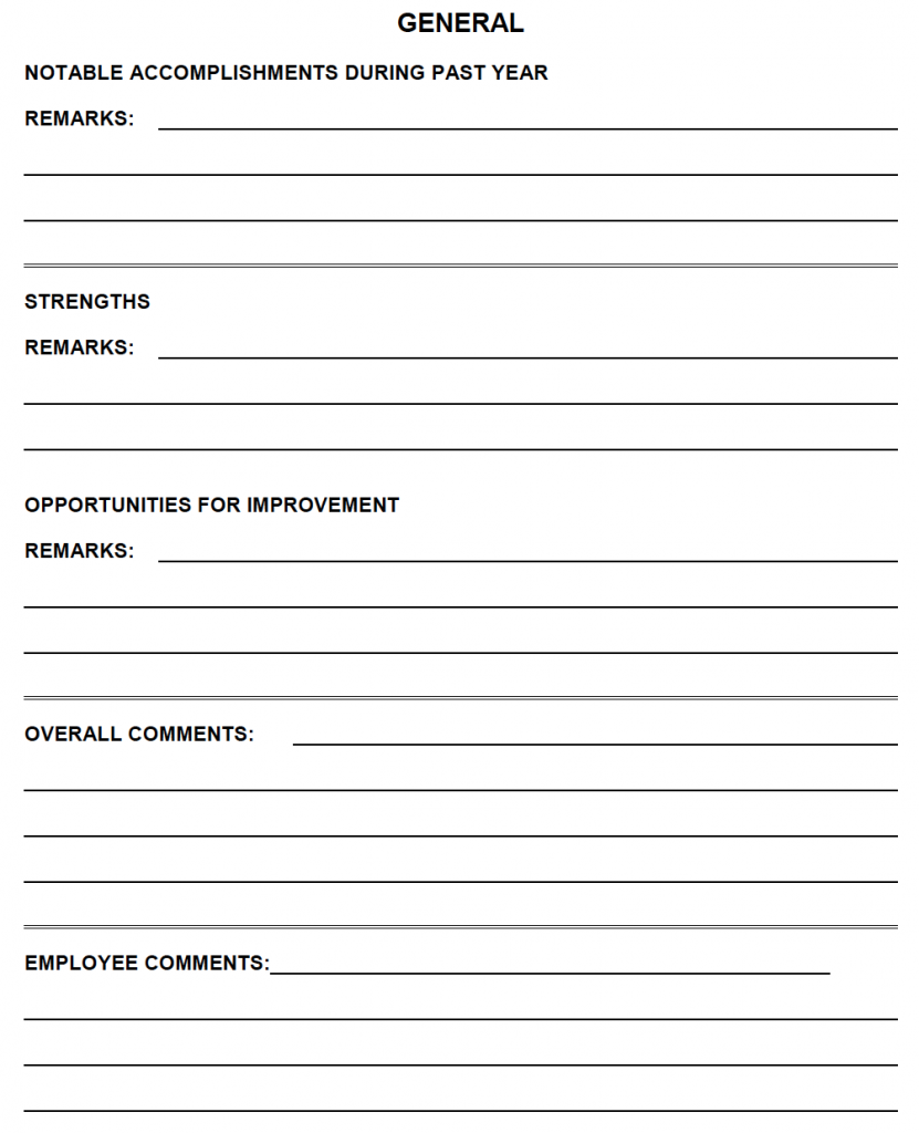 How to write self appraisal form